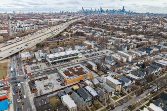 2744 N California Ave, Chicago, IL - aerial  map view