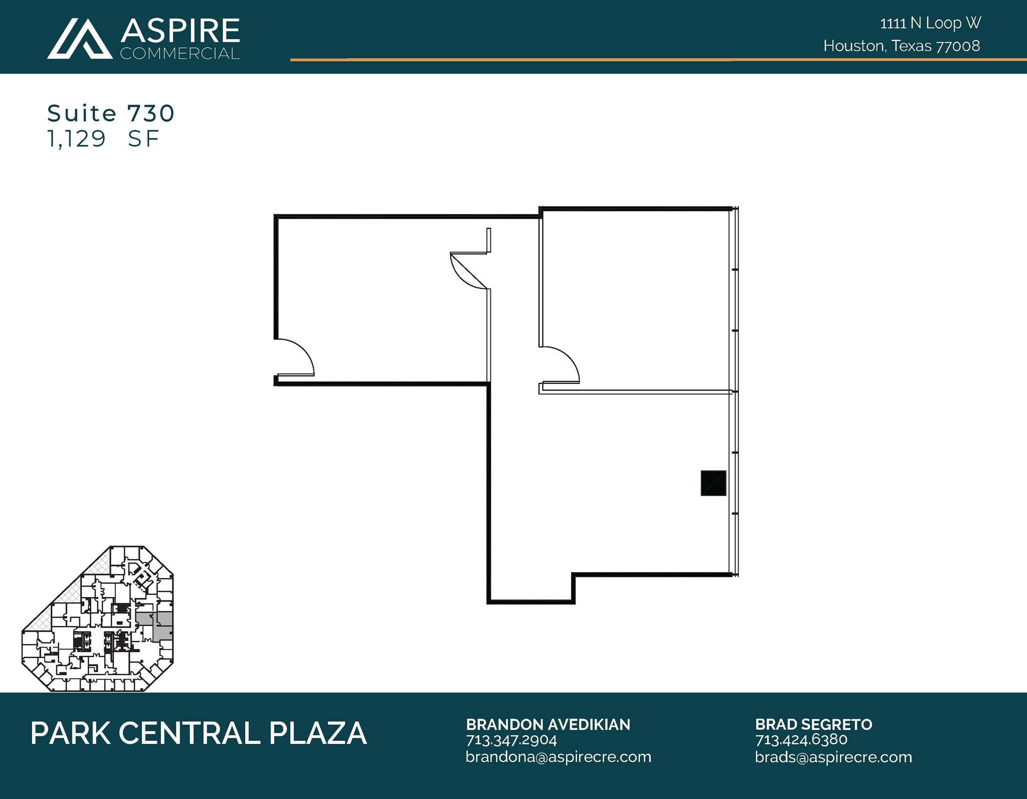 1111 N Loop W, Houston, TX to rent Floor Plan- Image 1 of 1