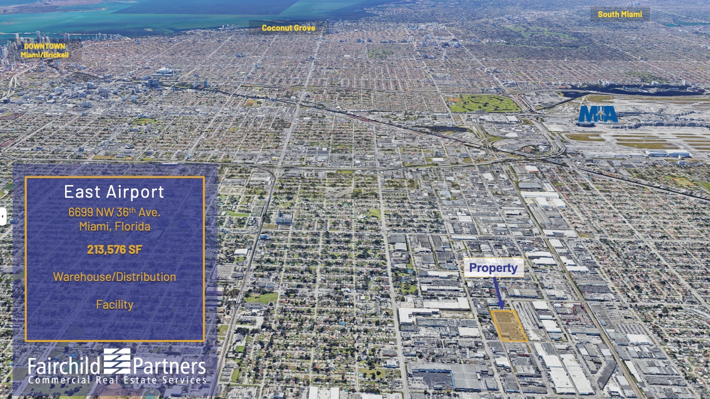6695-6699 NW 36th Ave, Miami, FL to rent Aerial- Image 1 of 1
