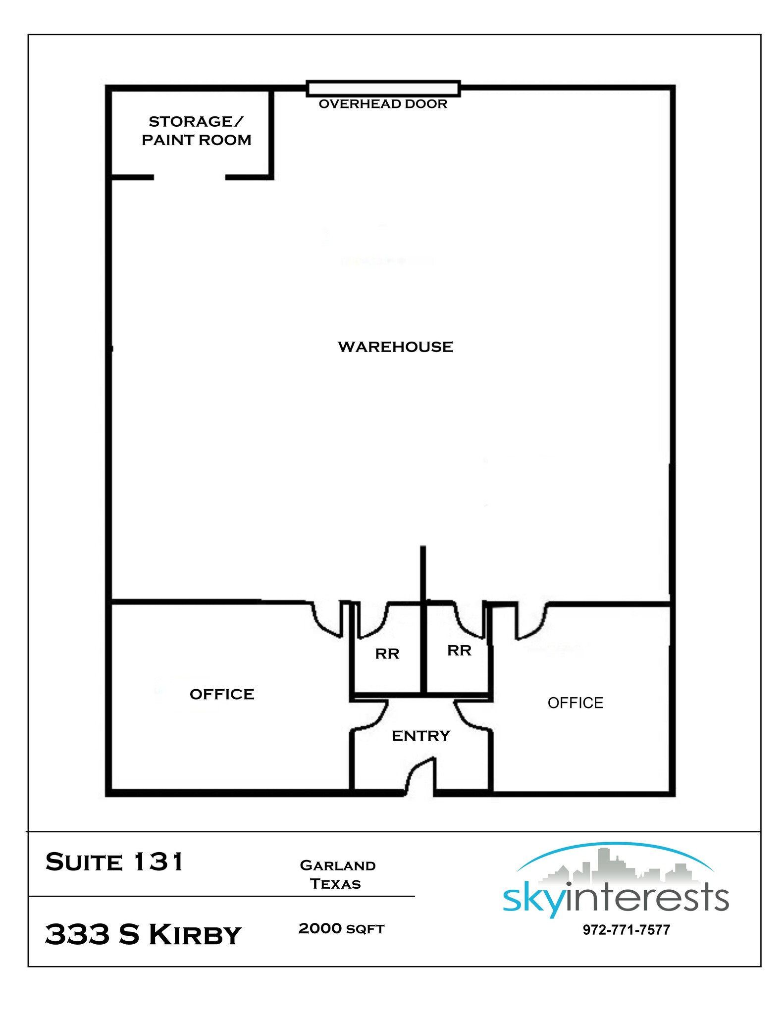 209 S Kirby St, Garland, TX for rent Site Plan- Image 1 of 1