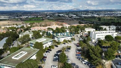Aix-en-Provence, BDR - Aerial  map view