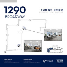 1290 Broadway, Denver, CO for rent Floor Plan- Image 1 of 4