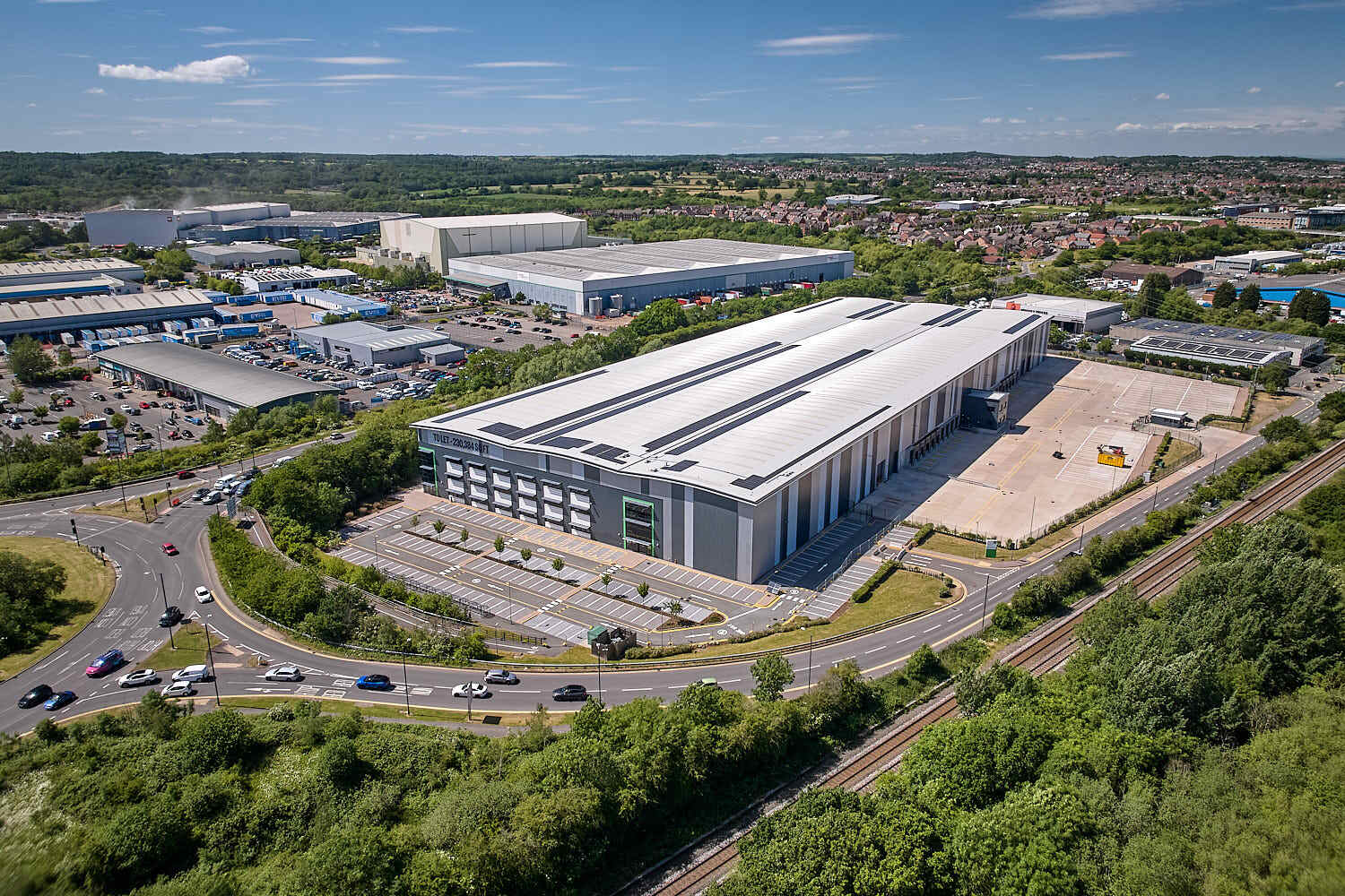 St Georges Way, Nuneaton to rent Aerial- Image 1 of 10