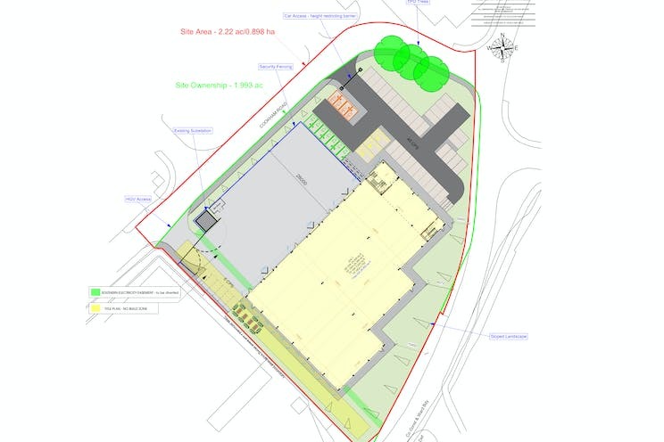 Cookham Rd, Bracknell for rent - Site Plan - Image 2 of 2