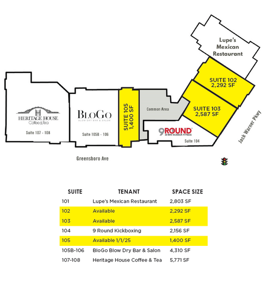 2330 Jack Warner Pkwy, Tuscaloosa, AL for rent - Site Plan - Image 2 of 5