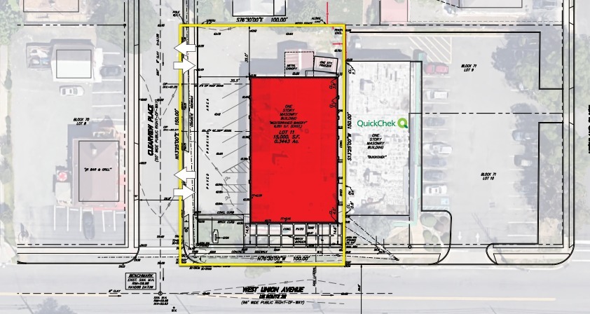 465 W Union Ave, Bound Brook, NJ for sale - Site Plan - Image 2 of 3