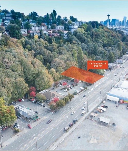 1110 W Elliott Ave, Seattle, WA for sale - Aerial - Image 2 of 5