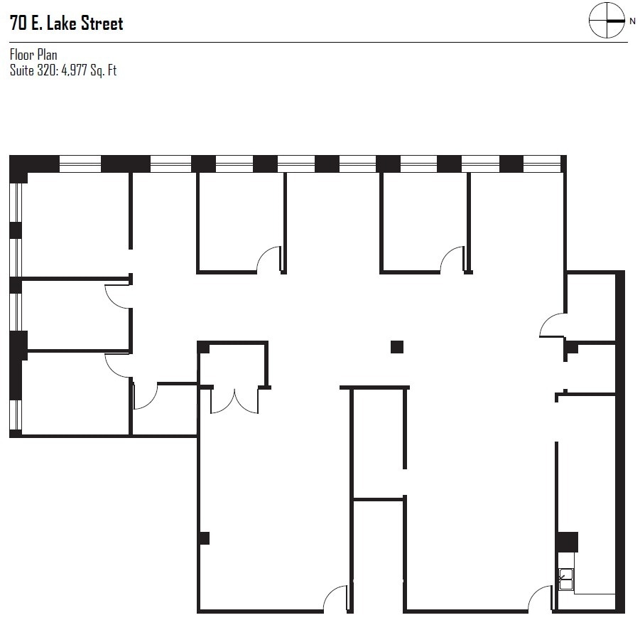 70 E Lake St, Chicago, IL to rent Floor Plan- Image 1 of 13