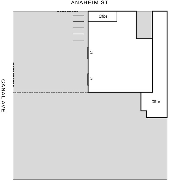 1532 Anaheim, Long Beach, CA for rent - Site Plan - Image 3 of 4