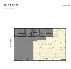 1411 K St NW, Washington, DC for rent Floor Plan- Image 1 of 1