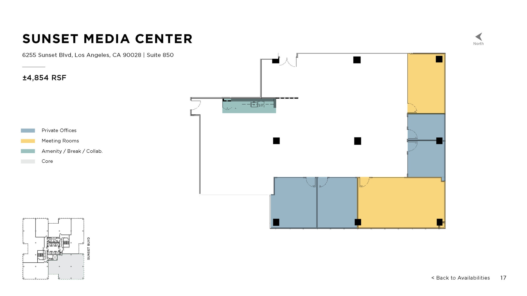 6255 W Sunset Blvd, Los Angeles, CA to rent Floor Plan- Image 1 of 1