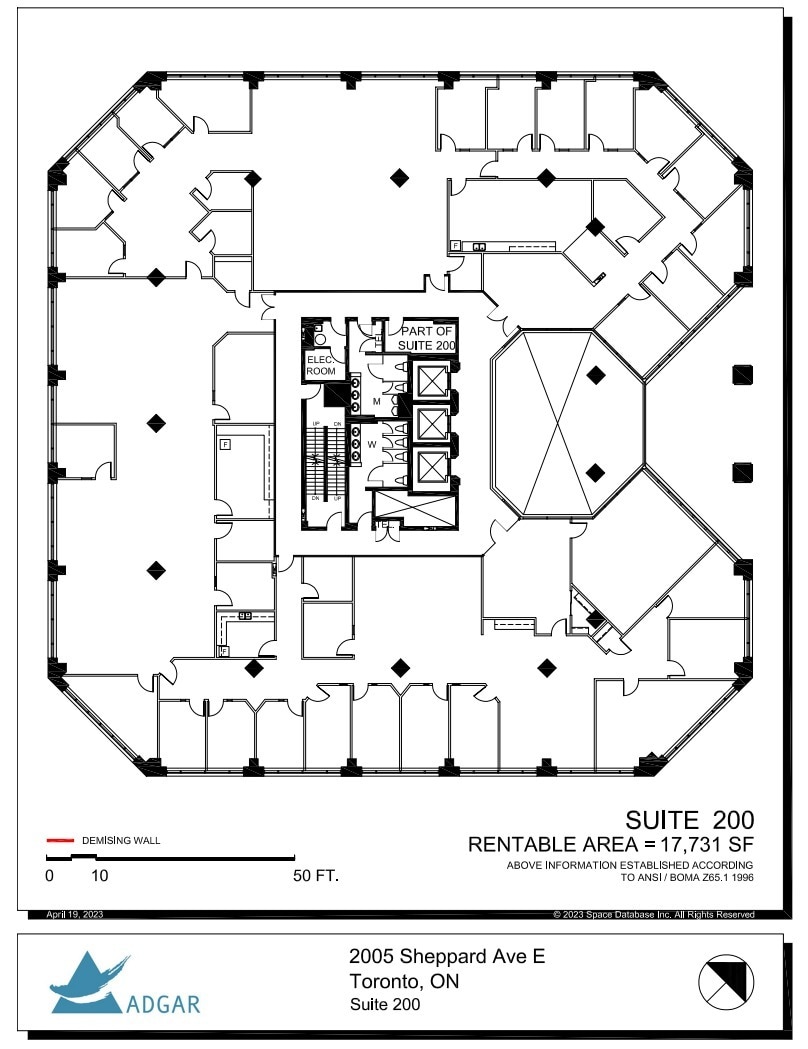 2001 Sheppard Ave E, Toronto, ON to rent Floor Plan- Image 1 of 1