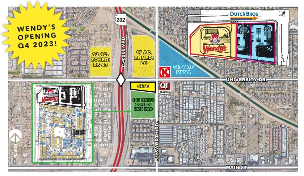 University Dr & Ellsworth Rd, Mesa, AZ for rent - Building Photo - Image 1 of 2