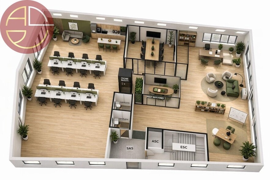 Office in Ramonville-Saint-Agne for sale - Floor Plan - Image 3 of 15