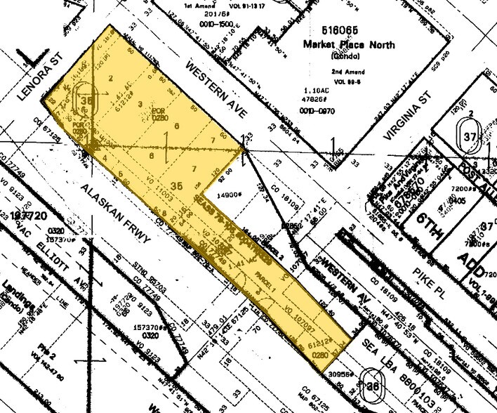 2003 Western Ave, Seattle, WA for rent - Plat Map - Image 2 of 6