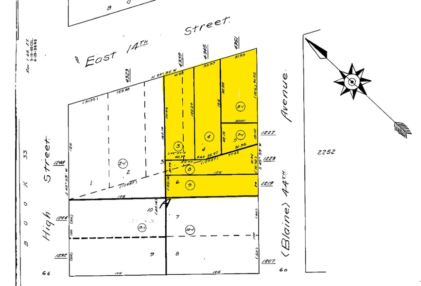 4345-4351 International Blvd, Oakland, CA for sale - Plat Map - Image 3 of 4