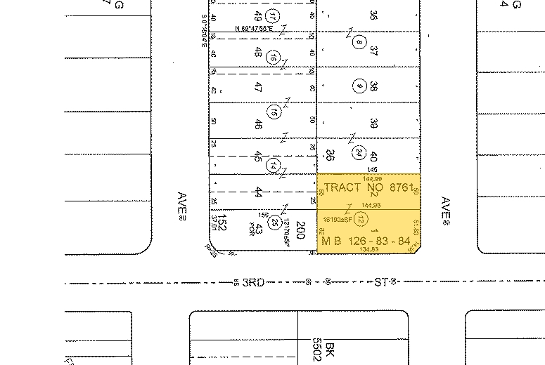 3801-3813 W 3rd St, Los Angeles, CA for rent - Plat Map - Image 2 of 8