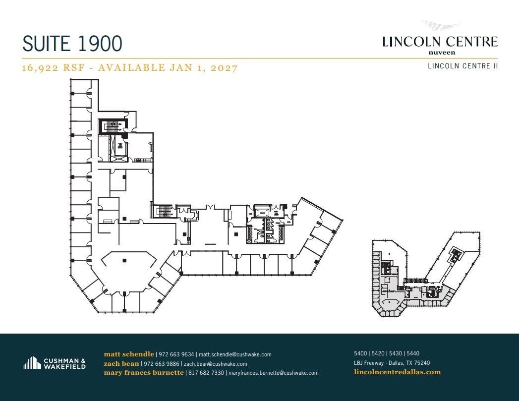 5400 Lyndon B Johnson Fwy, Dallas, TX to rent Floor Plan- Image 1 of 1