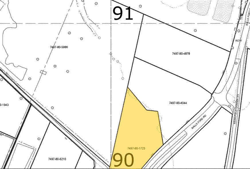 13042 Balls Ford Rd, Manassas, VA for sale - Plat Map - Image 1 of 1