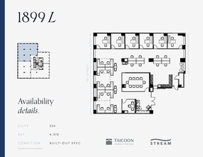 1899 L St NW, Washington, DC for rent Floor Plan- Image 2 of 4