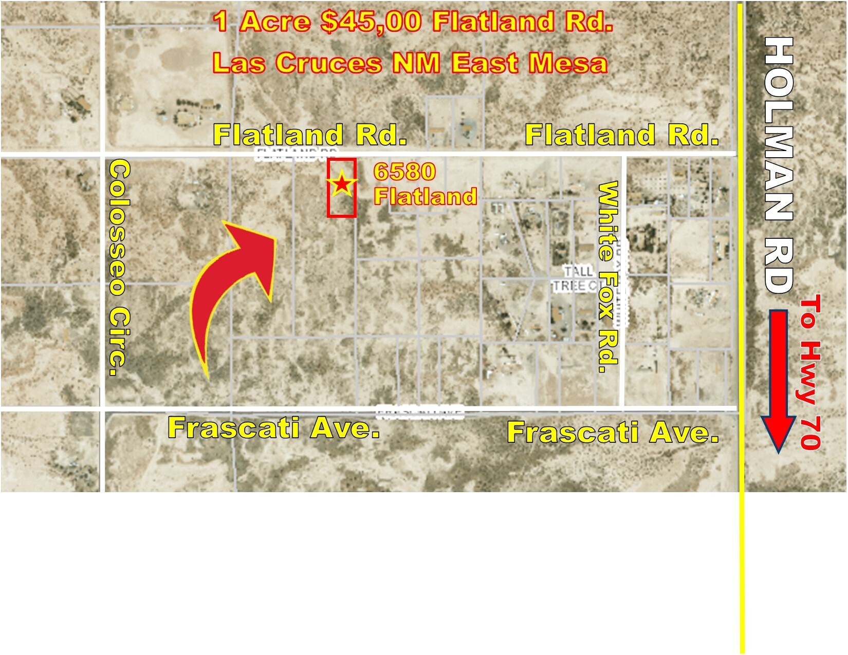 6580 Flatland, Las Cruces, NM for sale Primary Photo- Image 1 of 1