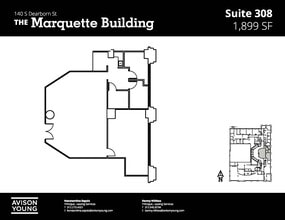 140 S Dearborn St, Chicago, IL for rent Floor Plan- Image 1 of 2