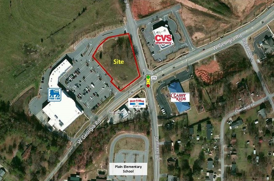 1000 W Georgia Rd, Simpsonville, SC for sale - Aerial - Image 1 of 1