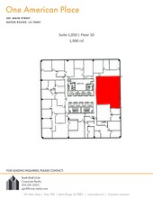 301 N Main St, Baton Rouge, LA for rent Site Plan- Image 1 of 1