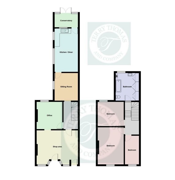 St John St, Whitland for sale - Floor Plan - Image 2 of 2