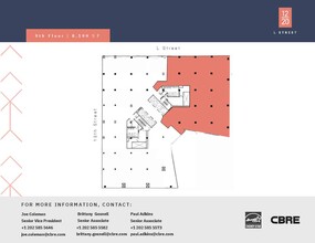 1220 L St NW, Washington, DC for rent Floor Plan- Image 1 of 1