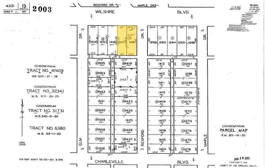 9300 Wilshire Blvd, Beverly Hills, CA for rent - Plat Map - Image 2 of 23