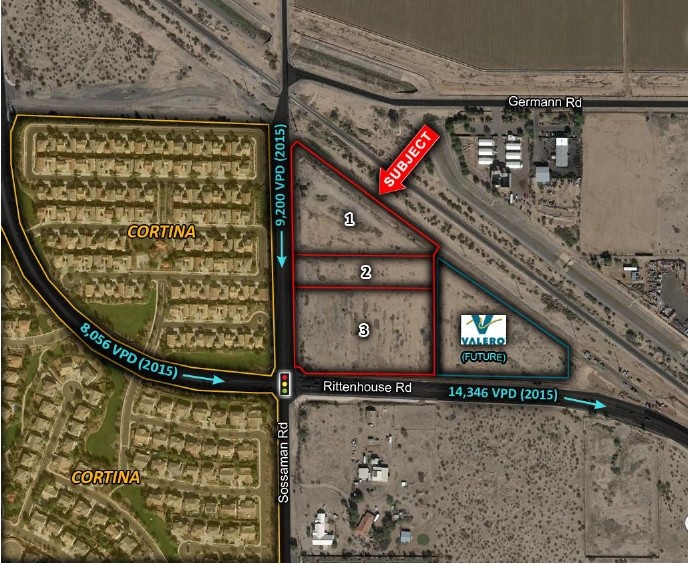 19211 S Sossaman Rd, Queen Creek, AZ for sale - Aerial - Image 1 of 1