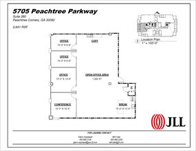 5707 Peachtree Pky, Peachtree Corners, GA to rent Floor Plan- Image 1 of 2