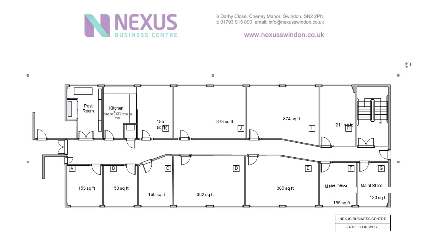 6 Darby Clos, Swindon to rent Floor Plan- Image 1 of 2