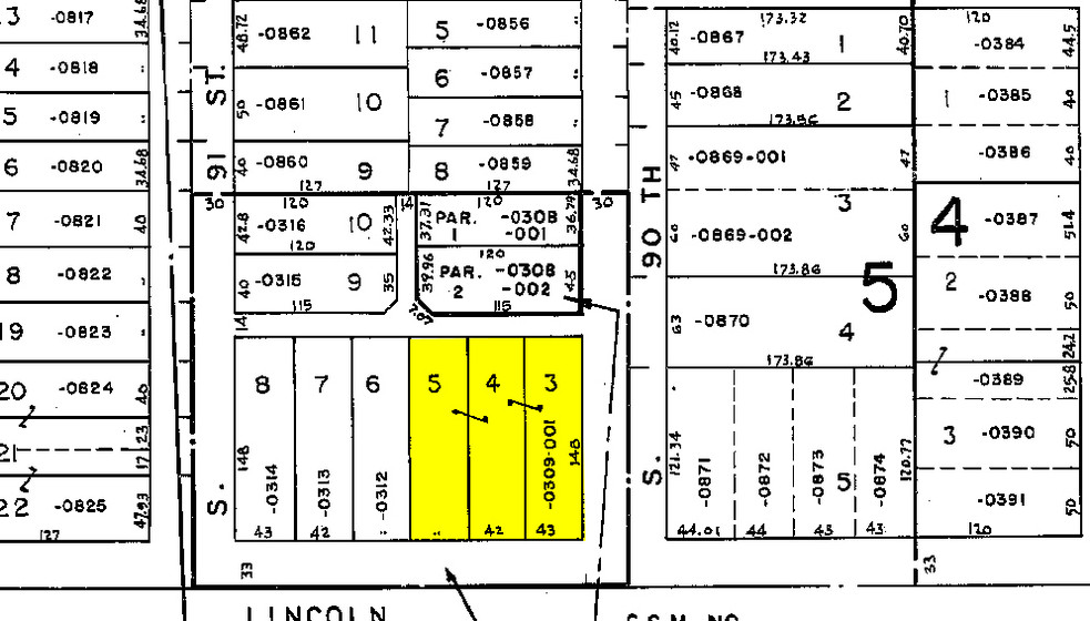 9004 W Lincoln Ave, West Allis, WI for sale - Plat Map - Image 2 of 9