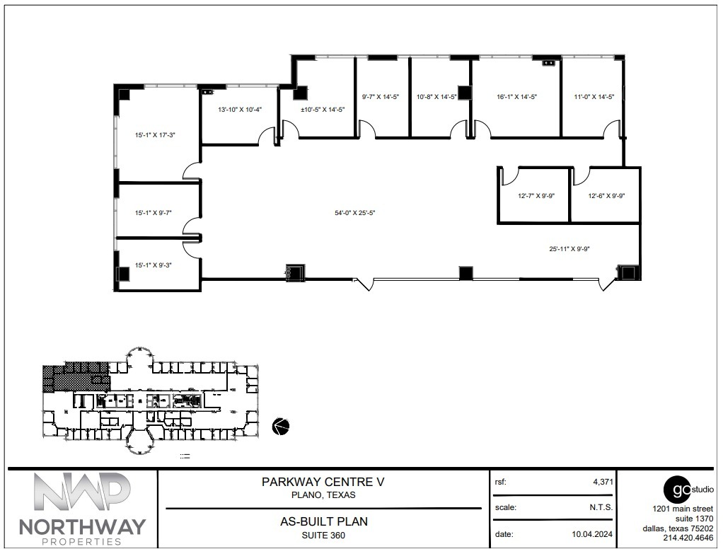 2500 N Dallas Pky, Plano, TX for rent Floor Plan- Image 1 of 1