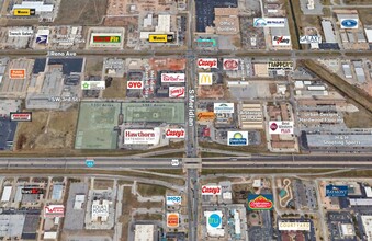 401 S Meridian Ave, Oklahoma City, OK - aerial  map view