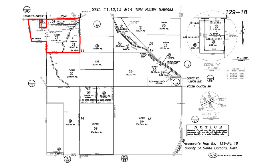 3840 Orcutt Garey Rd, Santa Maria, CA for sale - Plat Map - Image 2 of 10