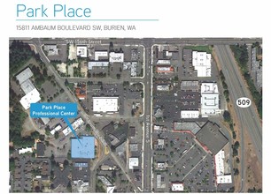 15811 Ambaum Blvd SW, Burien, WA - aerial  map view