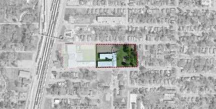 146 E Ash St, Jackson, MS - aerial  map view