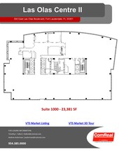 350 E Las Olas Blvd, Fort Lauderdale, FL for rent Floor Plan- Image 1 of 2