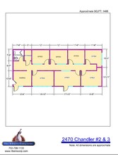 2470 Chandler Ave, Las Vegas, NV for rent Floor Plan- Image 2 of 2