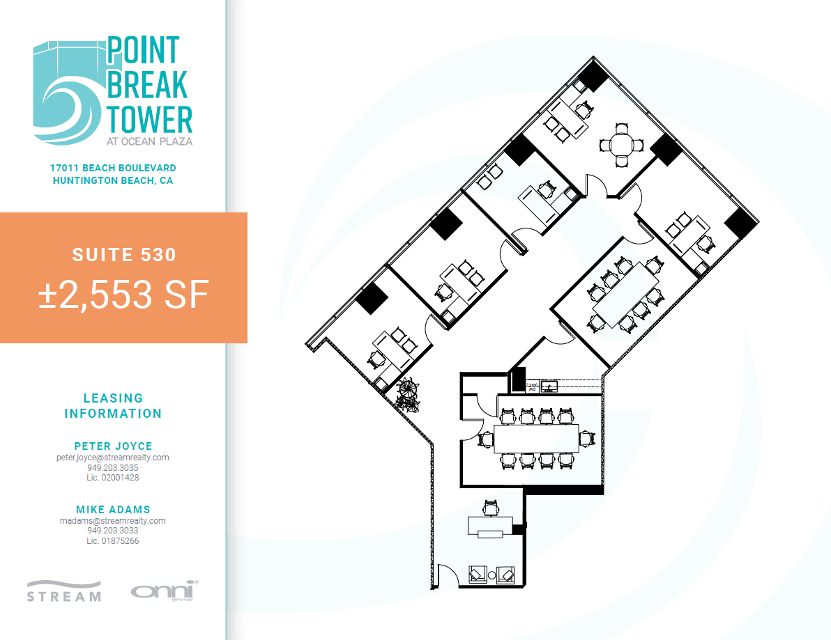 17011 Beach Blvd, Huntington Beach, CA for rent Floor Plan- Image 1 of 2