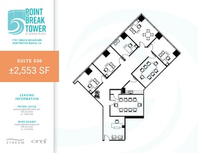 17011 Beach Blvd, Huntington Beach, CA for rent Floor Plan- Image 1 of 2