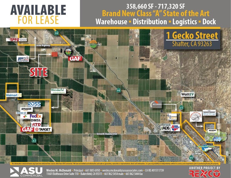 1 Gecko Street, Shafter, CA for rent - Site Plan - Image 1 of 1