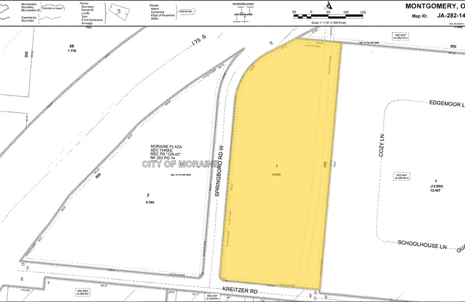 2003-2027 Springboro W, Moraine, OH for rent - Plat Map - Image 2 of 2