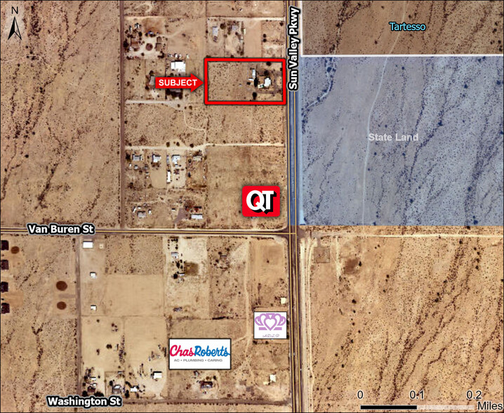 Sun Valley Parkway & Van Buren Street, Buckeye, AZ for sale - Aerial - Image 1 of 4