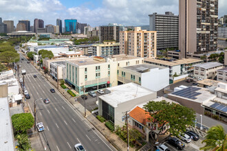 848 S Beretania St, Honolulu, HI - aerial  map view