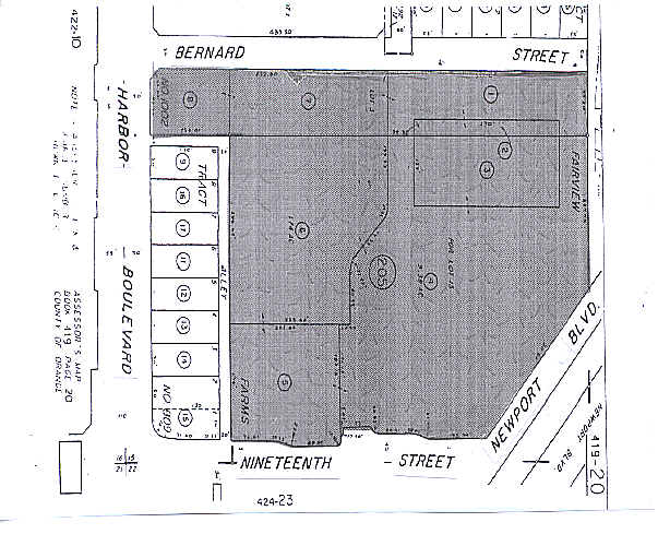 1901 Newport Blvd, Costa Mesa, CA for sale - Plat Map - Image 2 of 25