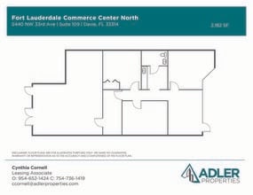 5440 NW 33rd Ave, Fort Lauderdale, FL to rent Floor Plan- Image 1 of 9